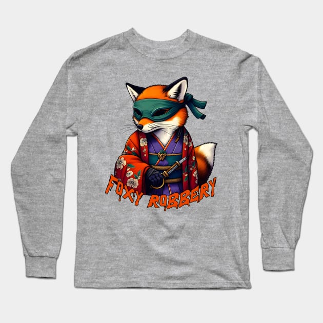 Foxy thief Long Sleeve T-Shirt by Japanese Fever